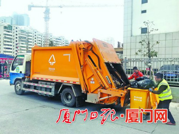 廈門今年將全面實行垃圾分類直運，提升垃圾分類實效